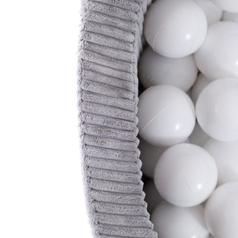 Bazen S Lopticama Plush Nest, Sivi, Okrugli, Vrhunski Kord, 90x30, 200 Loptica: Biserna, Svijetlo Ružičasta, Zlatna 9