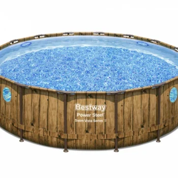 Bazen S Okruglim Okvirom Power Steel Swim Vista Serije 488x122, 16 Stopa, Bestway 7 U 1 3