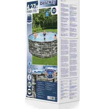 Bazen S Okvirom 14 Ft 427 X 122 Cm, Power Steel Bestway 9