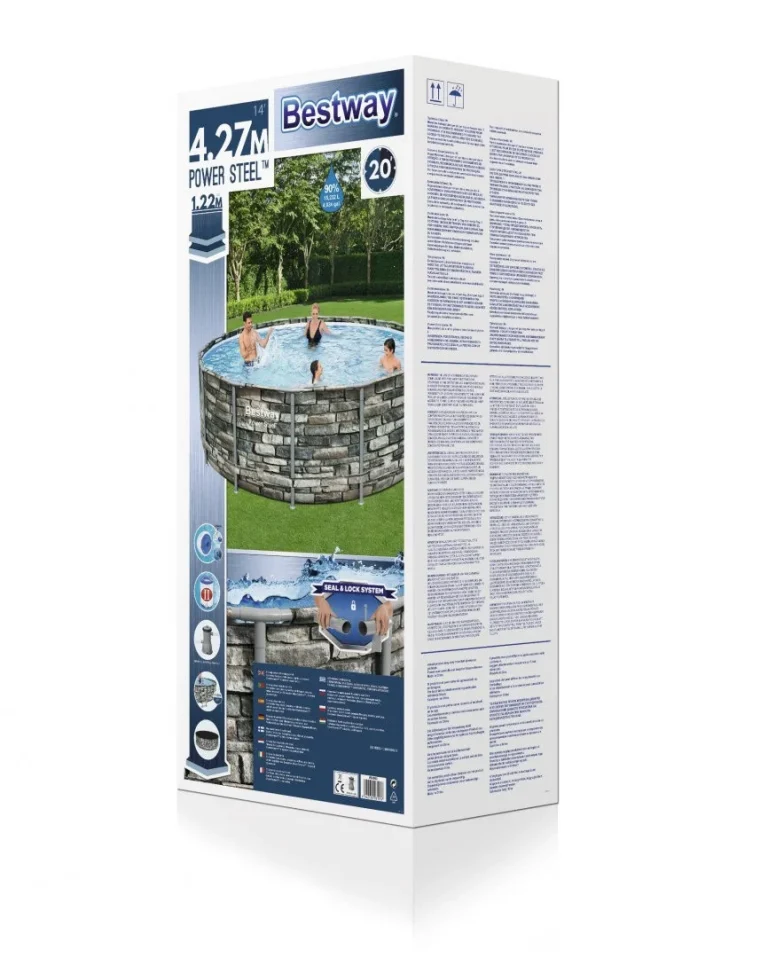 Bazen S Okvirom 14 Ft 427 X 122 Cm, Power Steel Bestway 9