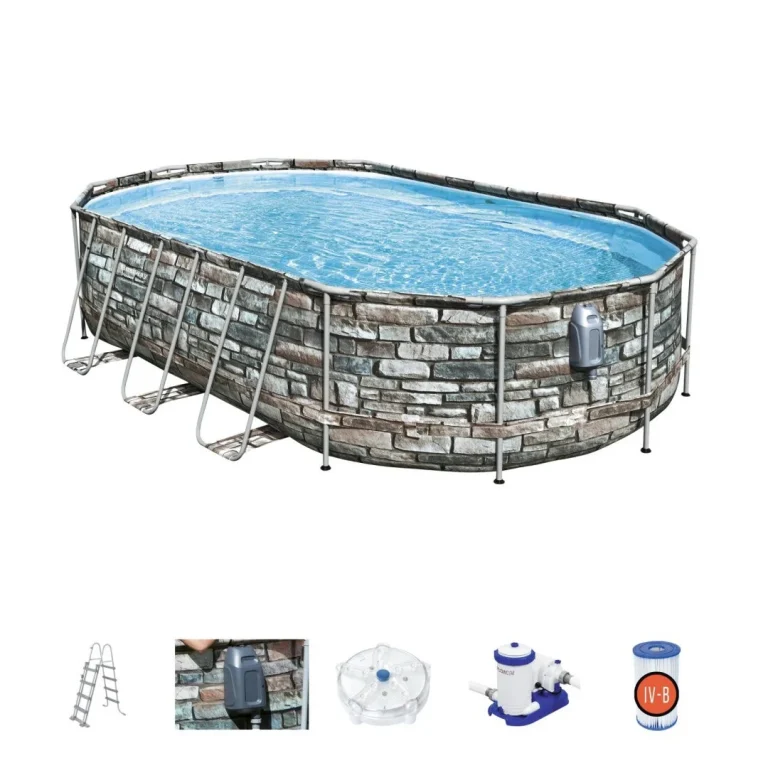 Bazen S Okvirom 610 Cm X 366 Cm X 122 Cm, Power Steel Swim 1