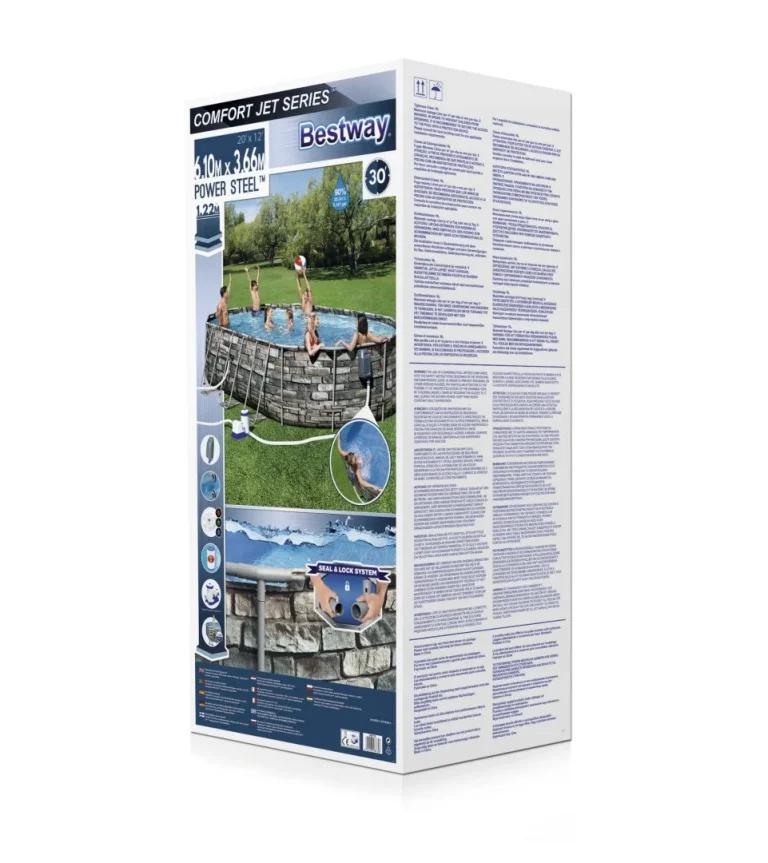 Bazen S Okvirom 610 Cm X 366 Cm X 122 Cm, Power Steel Swim 9