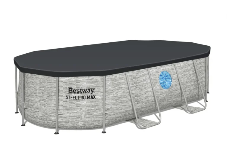 Bazen S Okvirom Power Steel Swim Vista S Prozorom 427x250x100 14x8ft Bestway 7u1 10