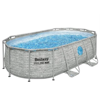 Bazen S Okvirom Power Steel Swim Vista S Prozorom 427x250x100 14x8ft Bestway 7u1 2