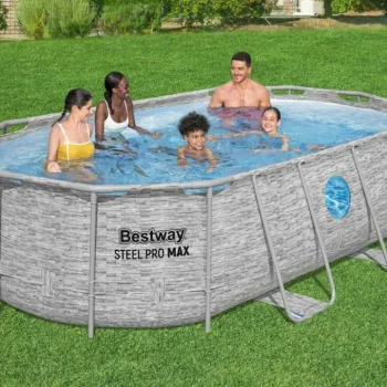 Bazen S Okvirom Power Steel Swim Vista S Prozorom 427x250x100 14x8ft Bestway 7u1 3