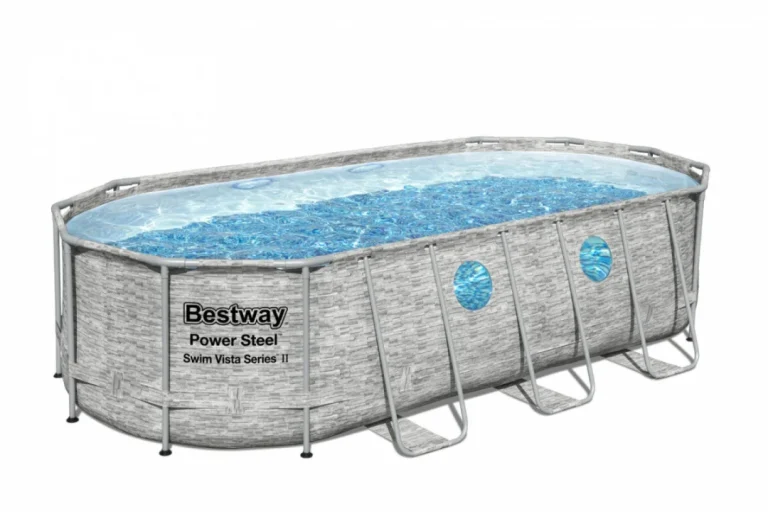 Bazen S Okvirom Power Steel Swim Vista S Prozorom 549x274x122 18x9ft Bestway 7u1 2