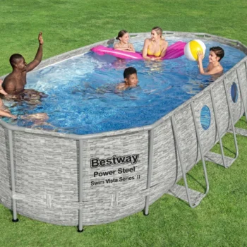Bazen S Okvirom Power Steel Swim Vista S Prozorom 549x274x122 18x9ft Bestway 7u1 4