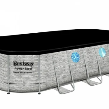 Bazen S Okvirom Power Steel Swim Vista S Prozorom 549x274x122 18x9ft Bestway 7u1 8