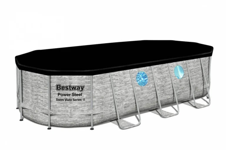 Bazen S Okvirom Power Steel Swim Vista S Prozorom 549x274x122 18x9ft Bestway 7u1 8