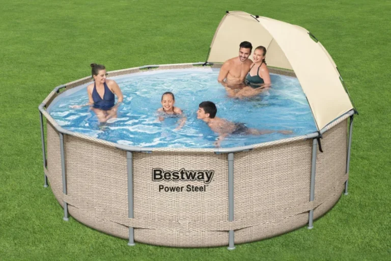 Bazen S Okvirom I Krovom Od čelika Bestway 396x107cm 13ft 2