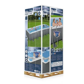 Bazen S Okvirom Od čelika Power Steel 640x274x132 21x9ft Bestway 6u1 + Pumpa Za Pijesak 8