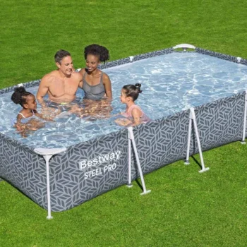 Bazen S Okvirom Od čelika Pro 366x201x66 Cm Bestway 2