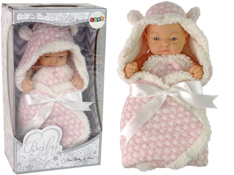 Beba Lutka 24 Cm Ružičasta S Mašnom 1