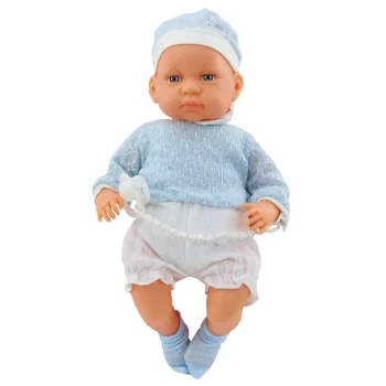Beba Lutka 46 Cm Plava Kapa I čarape S Dudom 2