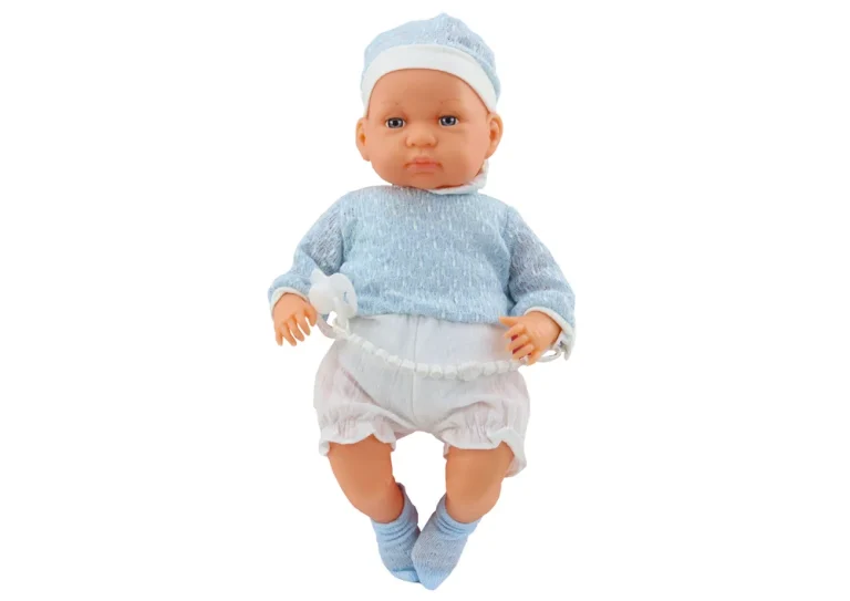 Beba Lutka 46 Cm Plava Kapa I čarape S Dudom 2