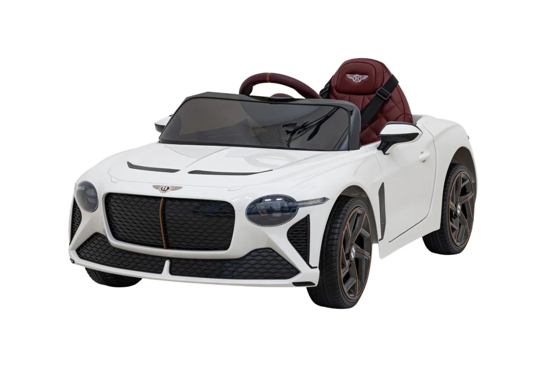 Bentley Bacalar Dječji Automobil Na Baterije, Bijeli + Daljinski Upravljač + Eva + Spori, Bijela 1