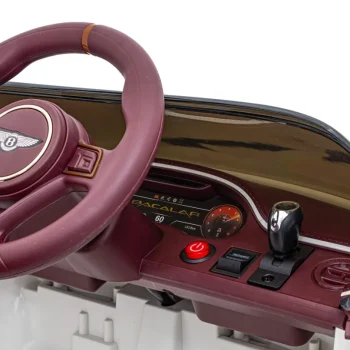Bentley Bacalar Dječji Automobil Na Baterije, Bijeli + Daljinski Upravljač + Eva + Spori, Bijela 12