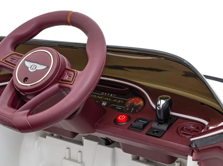 Bentley Bacalar Dječji Automobil Na Baterije, Bijeli + Daljinski Upravljač + Eva + Spori, Bijela 12