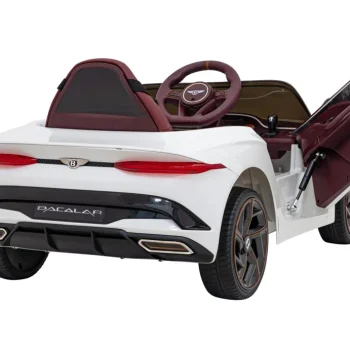 Bentley Bacalar Dječji Automobil Na Baterije, Bijeli + Daljinski Upravljač + Eva + Spori, Bijela 8