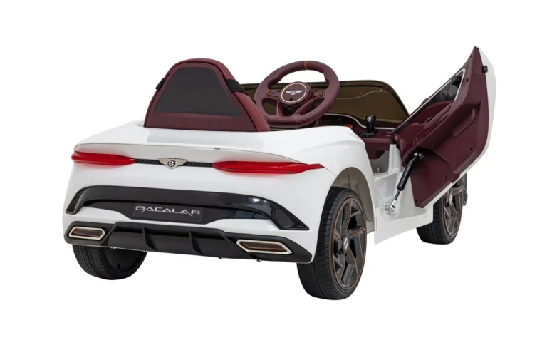 Bentley Bacalar Dječji Automobil Na Baterije, Bijeli + Daljinski Upravljač + Eva + Spori, Bijela 8