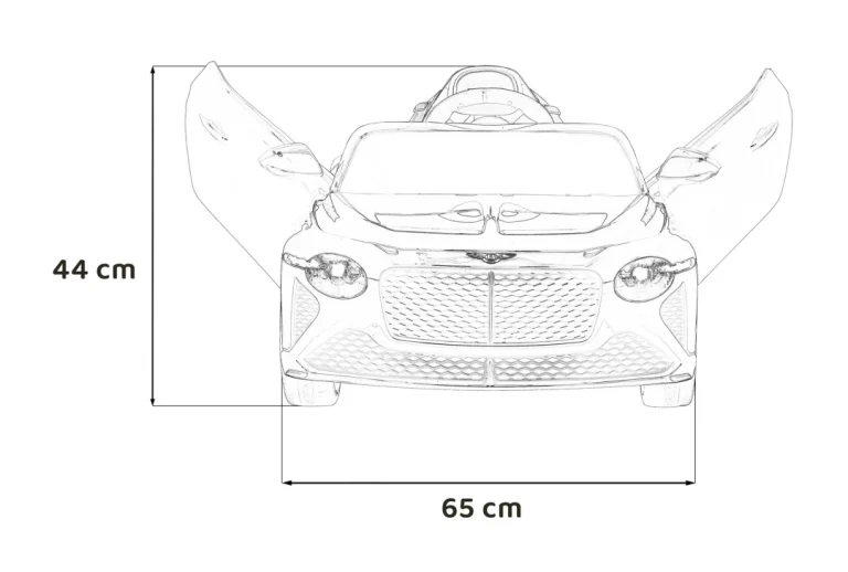 Bentley Bacalar Dječji Automobil Na Baterije, Zeleni + Daljinski Upravljač + Eva + Spori, Zelena 2