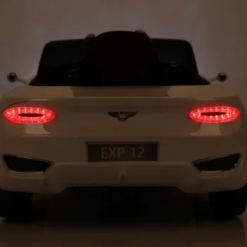 Bentley Exp 12 Dječji Automobil Na Baterije, Bijeli + Daljinski Upravljač + Vrata Koja Se, Bijela 17