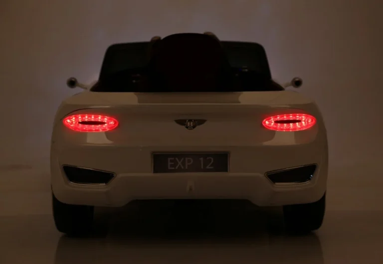 Bentley Exp 12 Dječji Automobil Na Baterije, Bijeli + Daljinski Upravljač + Vrata Koja Se, Bijela 17