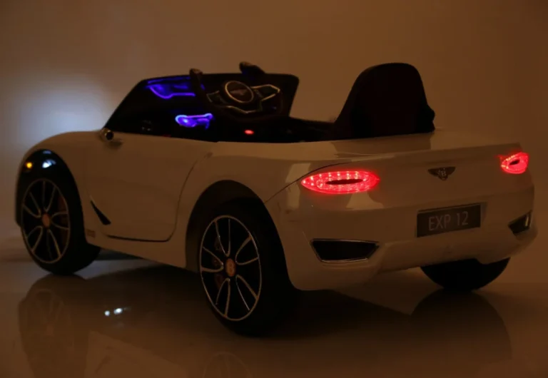 Bentley Exp 12 Dječji Automobil Na Baterije, Bijeli + Daljinski Upravljač + Vrata Koja Se, Bijela 19