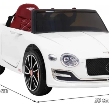Bentley Exp 12 Dječji Automobil Na Baterije, Bijeli + Daljinski Upravljač + Vrata Koja Se, Bijela 2