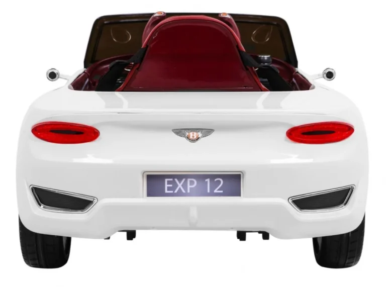 Bentley Exp 12 Dječji Automobil Na Baterije, Bijeli + Daljinski Upravljač + Vrata Koja Se, Bijela 6