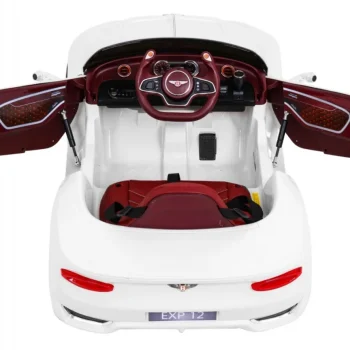 Bentley Exp 12 Dječji Automobil Na Baterije, Bijeli + Daljinski Upravljač + Vrata Koja Se, Bijela 7