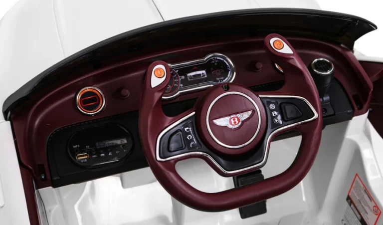 Bentley Exp 12 Dječji Automobil Na Baterije, Bijeli + Daljinski Upravljač + Vrata Koja Se, Bijela 8