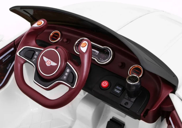 Bentley Exp 12 Dječji Automobil Na Baterije, Bijeli + Daljinski Upravljač + Vrata Koja Se, Bijela 9