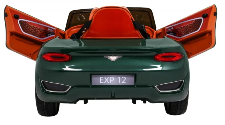 Bentley Exp 12 Dječji Automobil Na Baterije, Zeleni + Daljinski Upravljač + Vrata Koja Se, Zelena 10