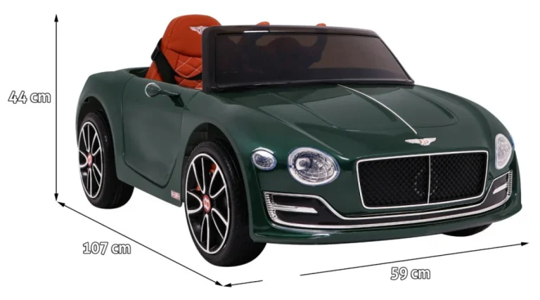 Bentley Exp 12 Dječji Automobil Na Baterije, Zeleni + Daljinski Upravljač + Vrata Koja Se, Zelena 2