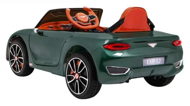 Bentley Exp 12 Dječji Automobil Na Baterije, Zeleni + Daljinski Upravljač + Vrata Koja Se, Zelena 5