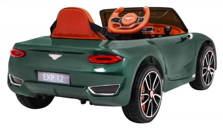Bentley Exp 12 Dječji Automobil Na Baterije, Zeleni + Daljinski Upravljač + Vrata Koja Se, Zelena 8