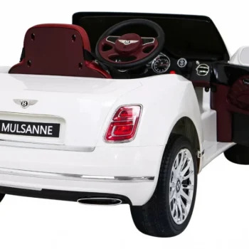 Bentley Mulsanne Baterija Bijela + Daljinski Upravljač + Eva + Spori Start + Mp3 Usb + Led 10