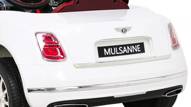 Bentley Mulsanne Baterija Bijela + Daljinski Upravljač + Eva + Spori Start + Mp3 Usb + Led 14