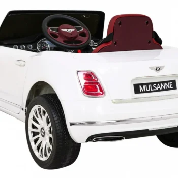 Bentley Mulsanne Baterija Bijela + Daljinski Upravljač + Eva + Spori Start + Mp3 Usb + Led 5