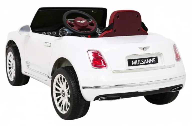 Bentley Mulsanne Baterija Bijela + Daljinski Upravljač + Eva + Spori Start + Mp3 Usb + Led 5