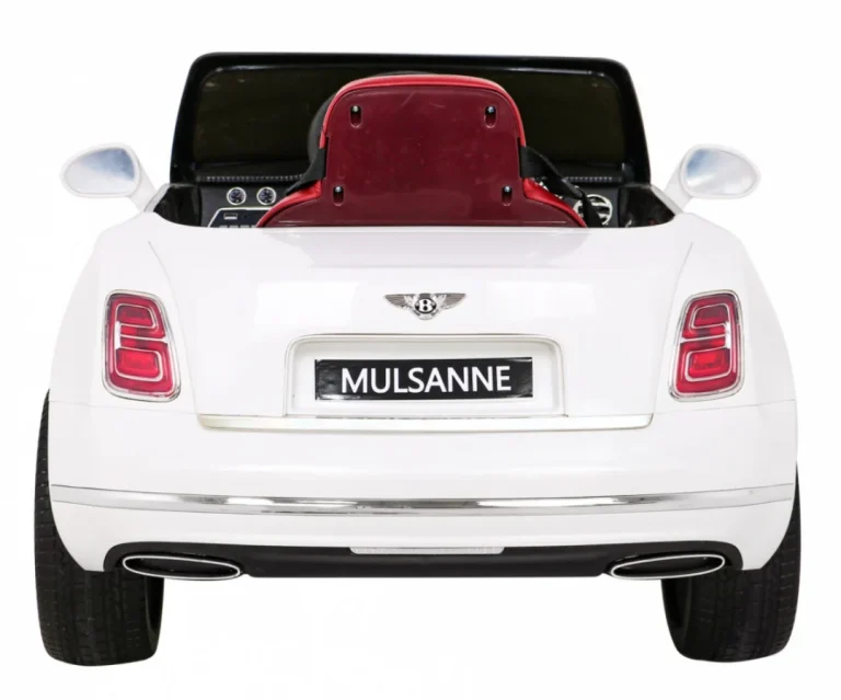 Bentley Mulsanne Baterija Bijela + Daljinski Upravljač + Eva + Spori Start + Mp3 Usb + Led 6