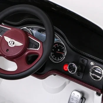 Bentley Mulsanne Baterija Bijela + Daljinski Upravljač + Eva + Spori Start + Mp3 Usb + Led 9