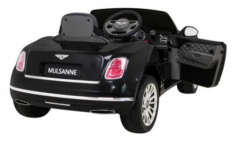 Bentley Mulsanne Crna Baterija + Daljinski Upravljač + Eva + Spori Start + Mp3 Usb + Led 10