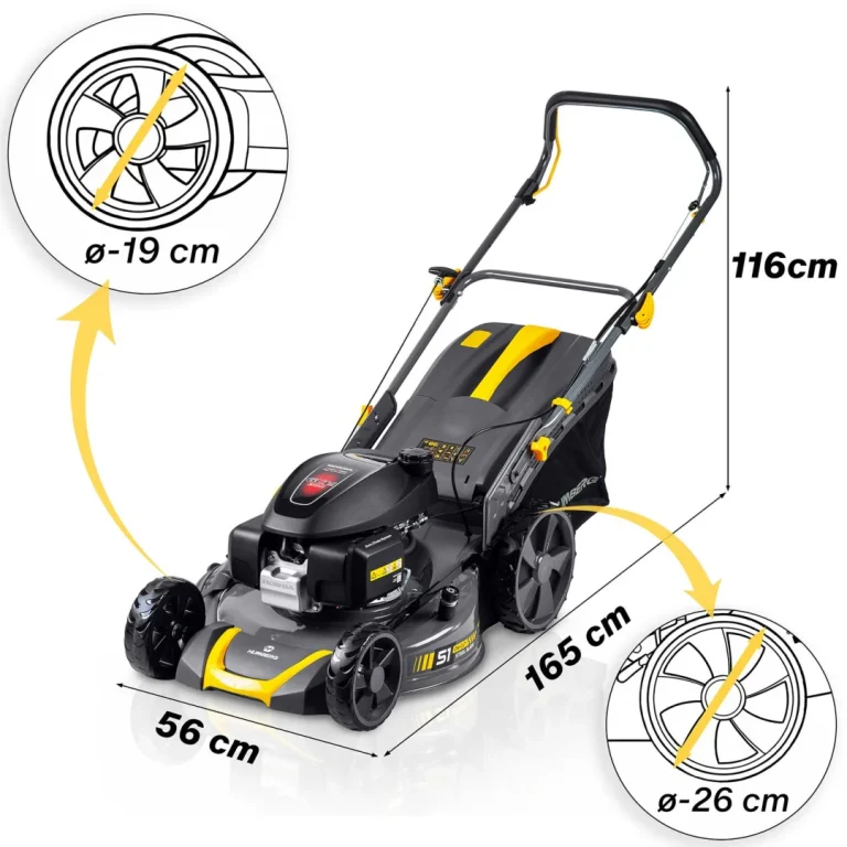 Benzinska Kosilica S Vlastitim Pogonom 51 Cm 70 L Honda 202cc 5,7 Ks + Ulje Humberg Hm 603 15