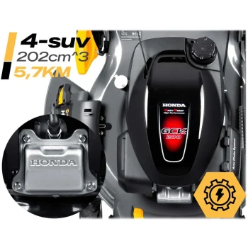 Benzinska Kosilica S Vlastitim Pogonom 51 Cm 70 L Honda 202cc 5,7 Ks + Ulje Humberg Hm 603 3