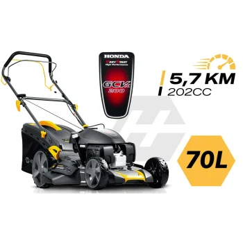 Benzinska Kosilica S Vlastitim Pogonom 51 Cm 70 L Honda 202cc 5,7 Ks + Ulje Humberg Hm 603 7