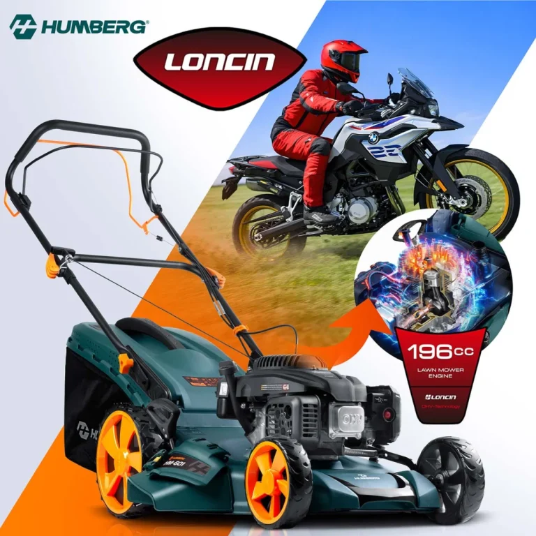 Benzinska Kosilica S Vlastitim Pogonom 51 Cm 70 L Loncin 196cc + Ulje Humberg Hm 601 12