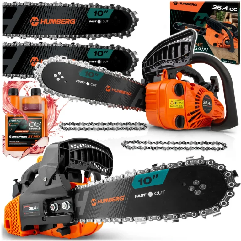 Benzinska Motorna Pila Za Drvo 10" Humberg Hm 663 + Ulje 1