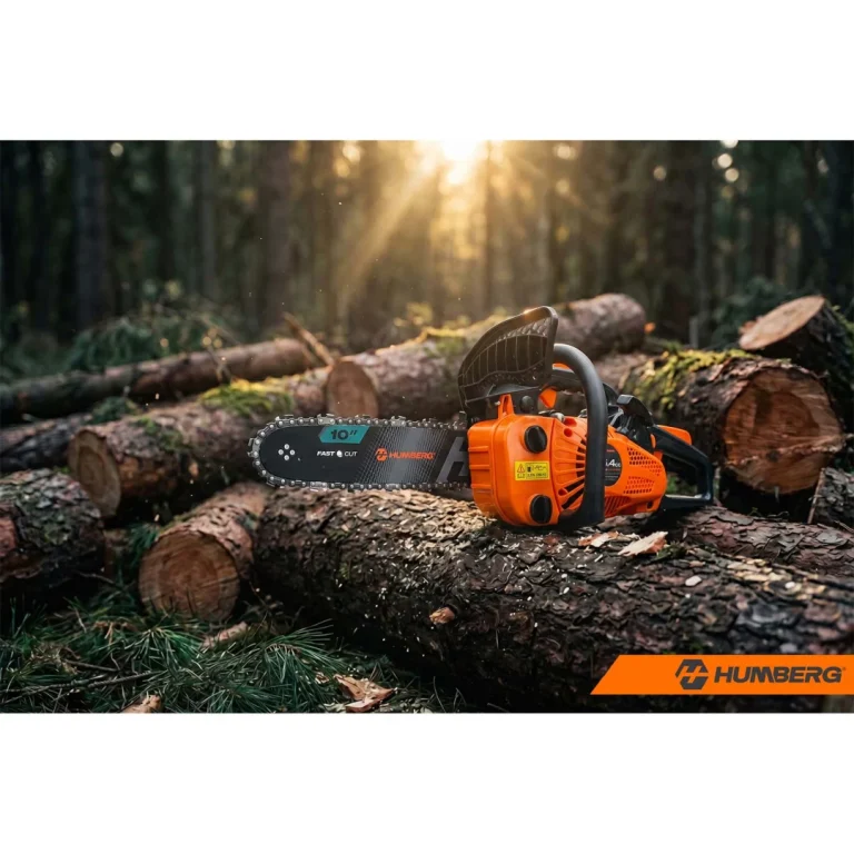 Benzinska Motorna Pila Za Drvo 10" Humberg Hm 663 + Ulje 4